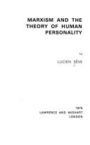 Marxism and the Theory of Human Personality