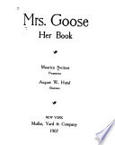 Mrs. Goose, Her Book