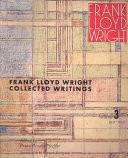 Frank Lloyd Wright Collected Writings: 1931-1939