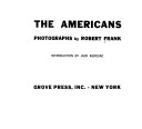 The Americans; photographs