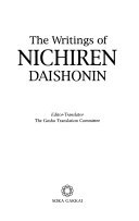 The Writings of Nichiren Daishonin