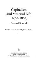 Capitalism and Material Life, 1400-1800