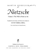 Nietzsche: The will to power as art