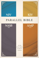NIV, KJV, NASB, Amplified, Parallel Bible, Hardcover