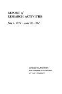 Report of Research Activities