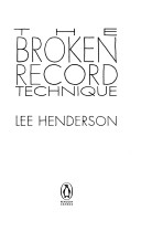 The broken record technique