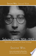 Selected Essays, 1934-1943