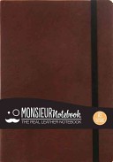 Monsieur Notebook Brown Leather Dot Grid Medium