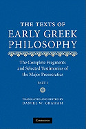 Texts of Early Greek Philosophy