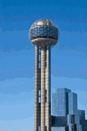 Reunion Tower in Dallas, Texas Journal: 150 Page Lined Notebook/Diary
