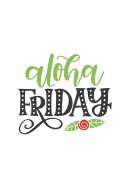 Aloha Friday: Hello Hawaii Friday Tgif 150 Lined Journal Pages Planner Diary Notebook