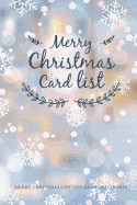 Christmas Card List: Christmas Card Address Book, Personalized Christmas Gift, Address Book Tracker for Holiday Card Mailings, (Christmas C