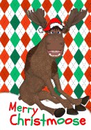 Merry Christmoose: Christmas Journal Notebook: Christmas Novelty Notebook/Christmas Favor/Christmas Gift