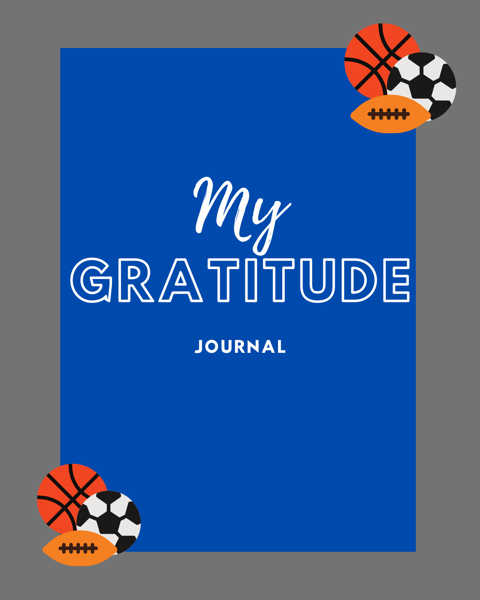My Gratitude Journal - Journal for Boys
