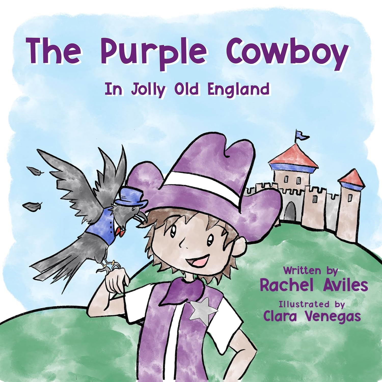 The Purple Cowboy in Jolly Old England