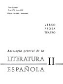 Antologa general de la literatura espaola