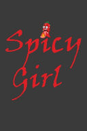 Spicy Girl Funny Chili Pattern Notebook Birthday Gift