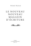 Le nouveau nouveau magasin d'criture