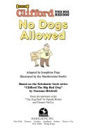 Clifford the Big Red Dog: No Dogs Allowed
