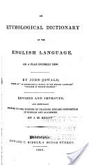 An Etymological Dictionary of the English Language