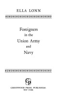 Foreigners in the Union Army and Navy