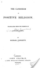 The catechism of positive religion