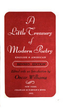 A little treasury of modern poetry