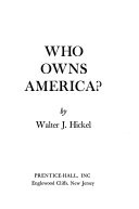 Who Owns America?