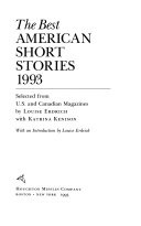 The Best American Short Stories, 1993