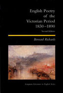 English Poetry of the Victorian Period, 1830-1890