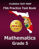 Florida Test Prep FSA Practice Test Book Mathematics Grade 5