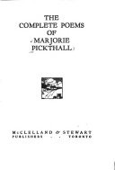 The Complete Poems of Marjorie Pickthall