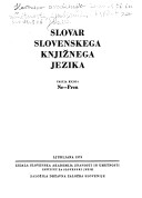 Slovar slovenskega knjinega jezika