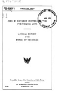 John F. Kennedy Center for the Performing Arts, Annual Report of the Board of Trustees