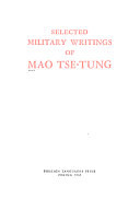 Selected Military Writings of Mao Tse-tung