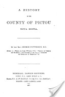 A History of the County of Pictou, Nova Scotia