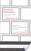 Samuel Menashe: New and Selected Poems