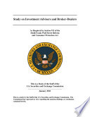 Study on Investment Advisers and Broker-Dealers
