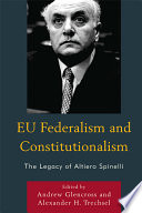 EU Federalism and Constitutionalism