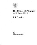 The Prince of Pleasure and his Regency, 1811-20