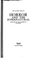 The Playboy book of horror and the supernatural
