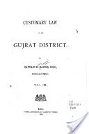 Customary law of the Gujrat district