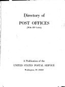 Directory of Post Offices