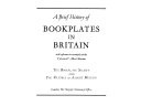 A Brief History of Bookplates in Britain