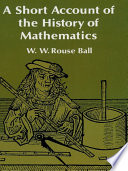 A Short Account of the History of Mathematics