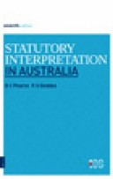 Statutory Interpretation in Australia