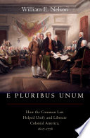 E Pluribus Unum