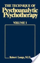 The Technique of Psychoanalytic Psychotherapy