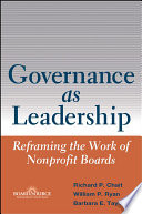 Governance as Leadership
