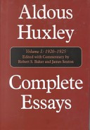 Complete Essays: 1920-1925